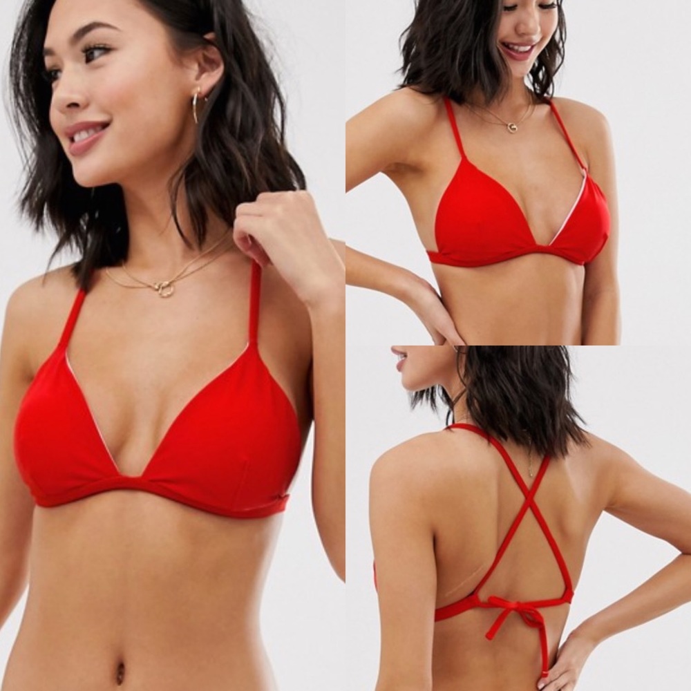Jack Wills Ambrase Reversible Triangle Bikini Top